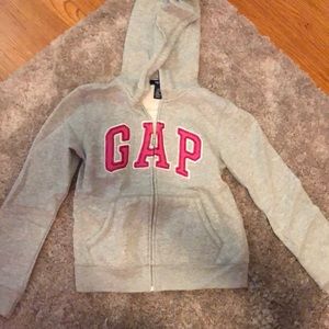 Girls Gap zip up hoodie